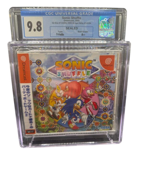 Sonic Shuffle gradé par CGC 9.8 A++