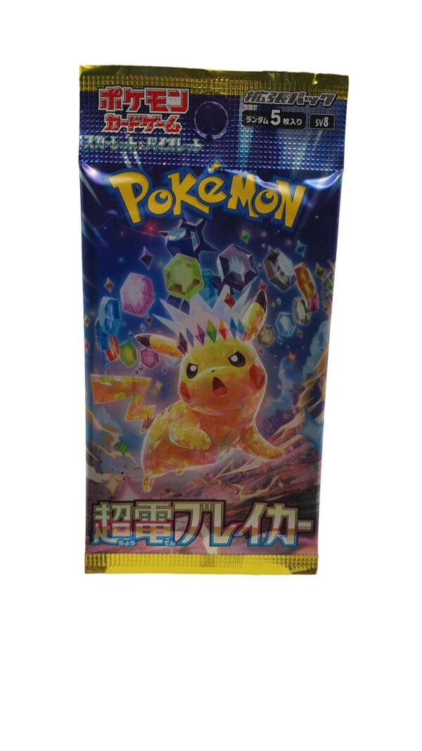 Booster cartes pokemon version japonaise série Super Electric Breaker